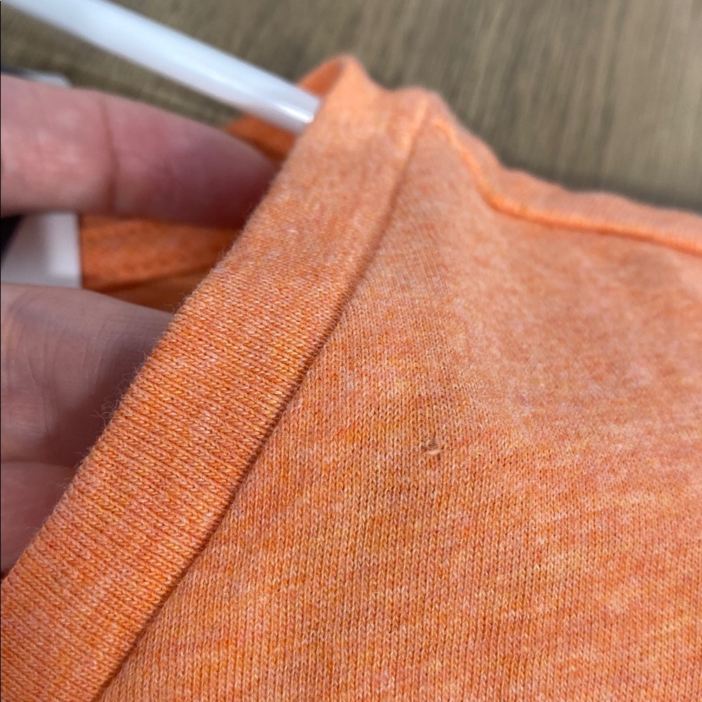 Polo Ralph Lauren Pompano Orange V-Neck Cotton Tee size Medium NWT - Picture 4 of 11